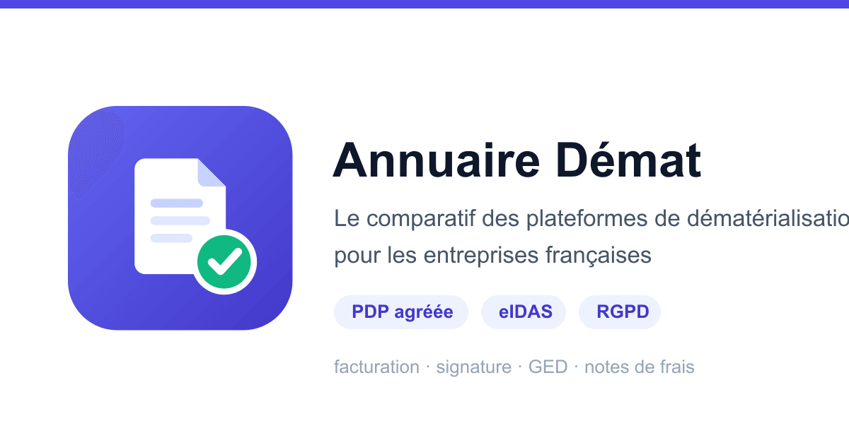 Annuaire Démat preview